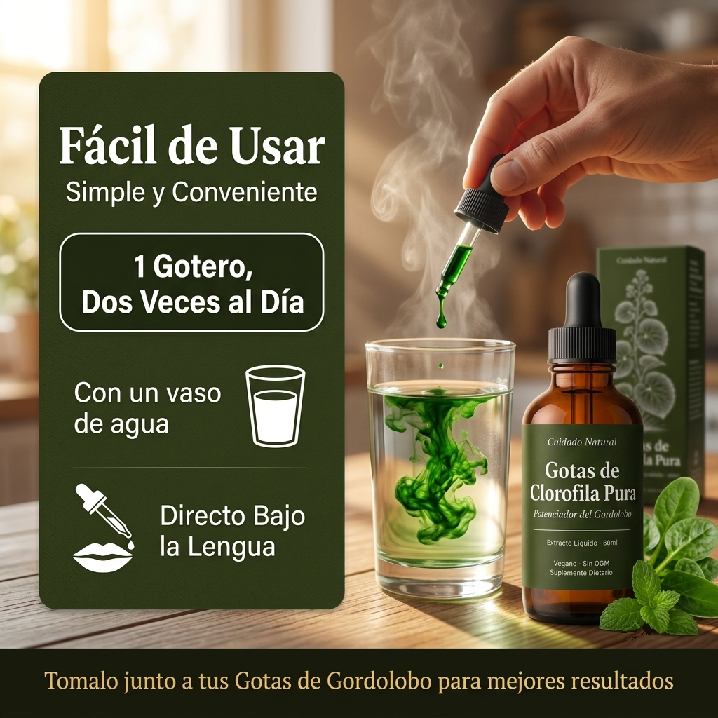 Gotas de Clorofila Pura
