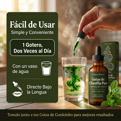 Gotas de Clorofila Pura